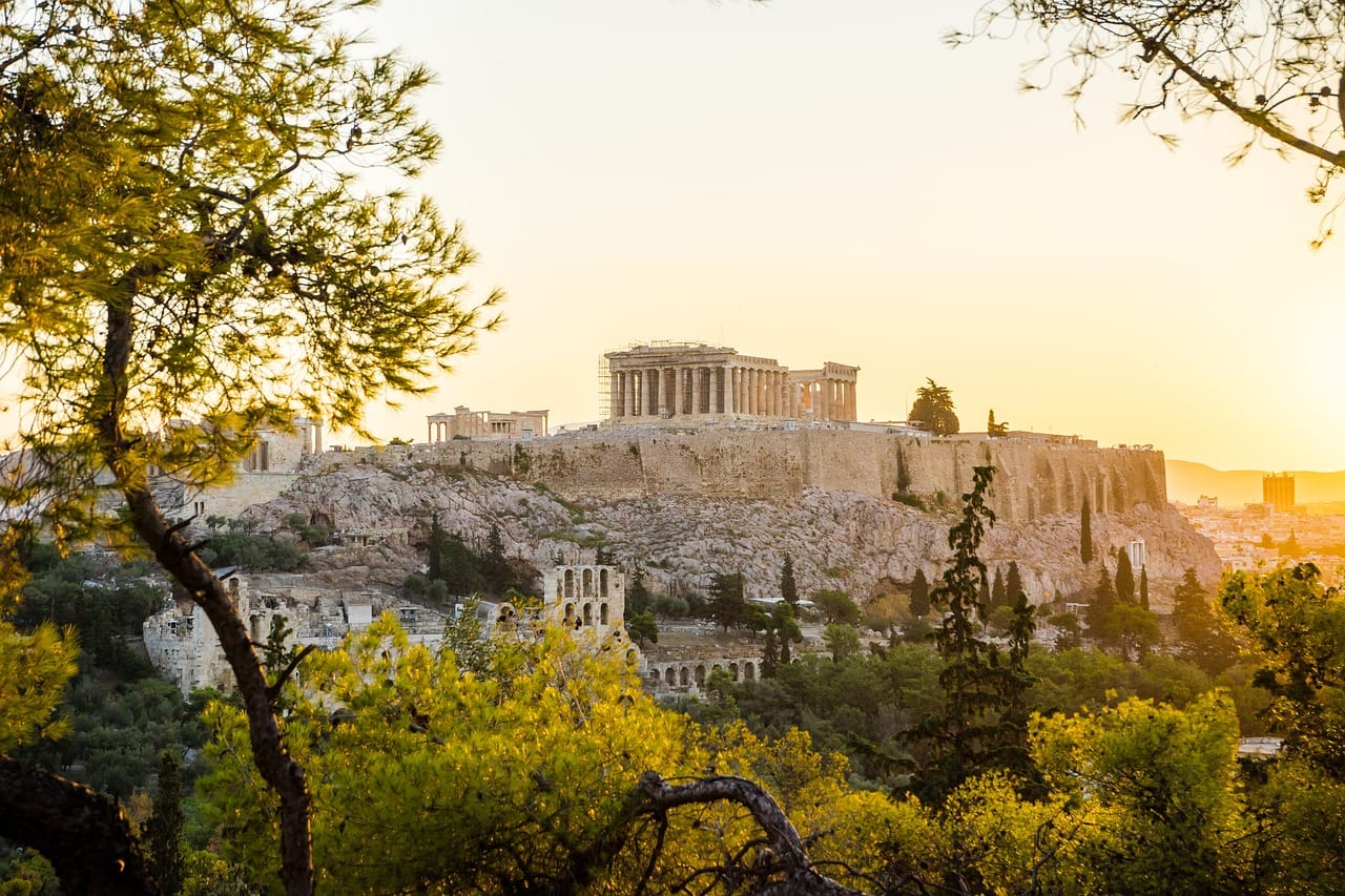 athens, sunset, acropolis, greece, city, vacation, tourism, ancient site, greek architecture, attica, nature, big city, europe, athens, athens, athens, athens, athens, acropolis, greece