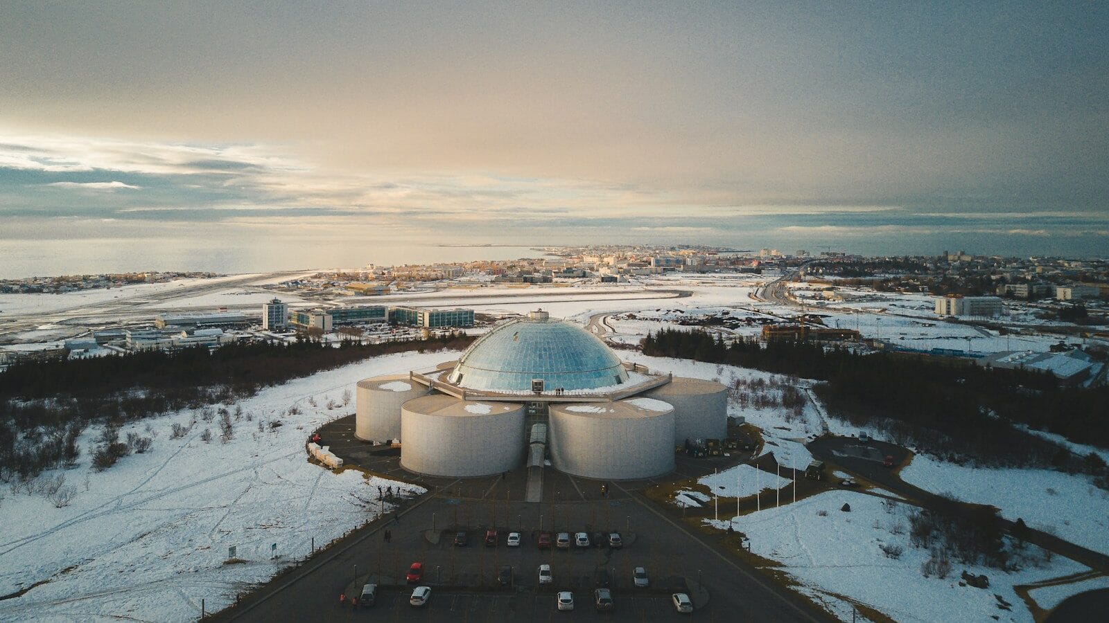 Budynek Perlan Islandia
