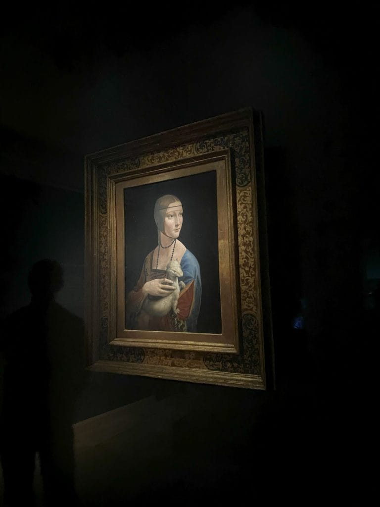 Dama z gronostajem, Kraków