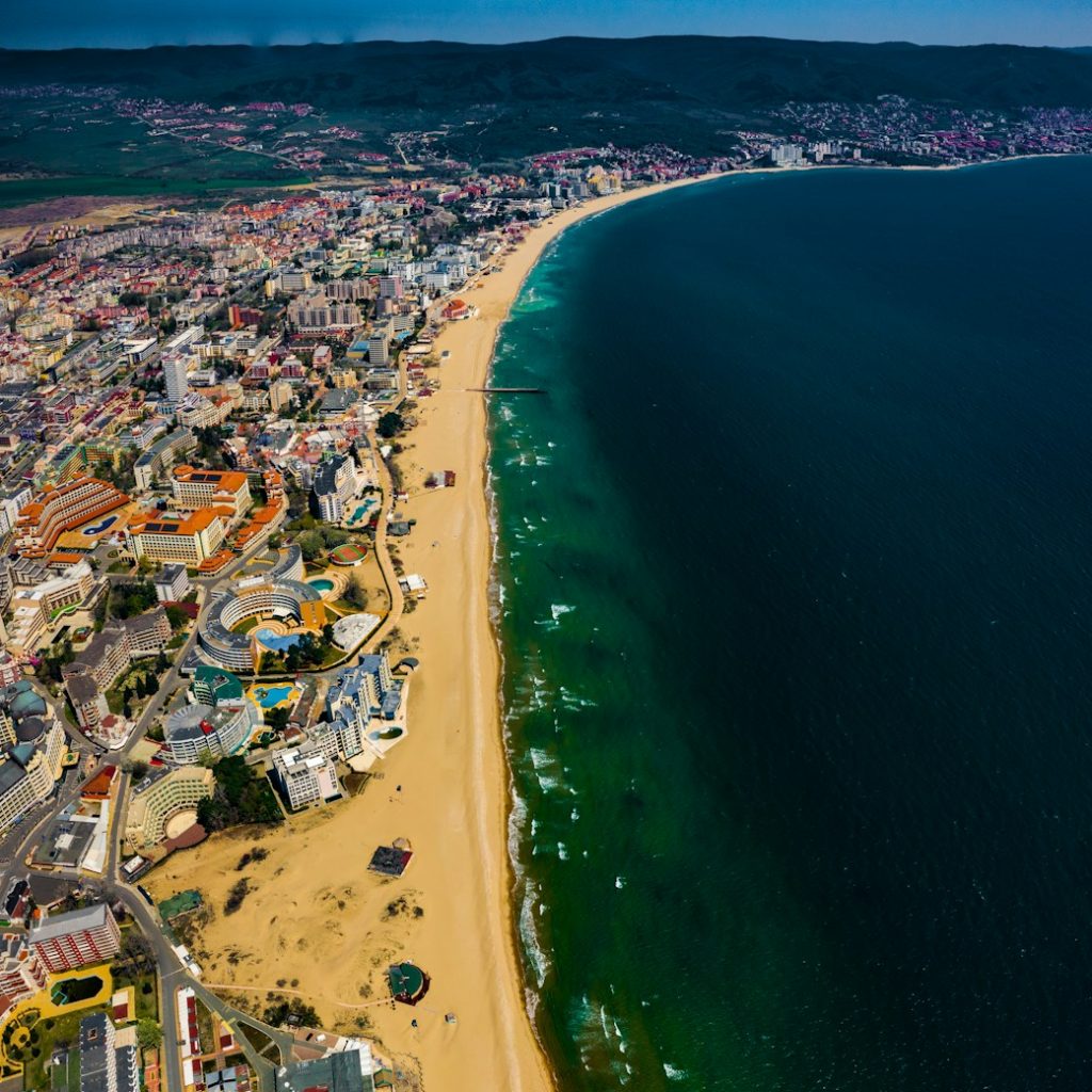 aerial view of beach during daytime