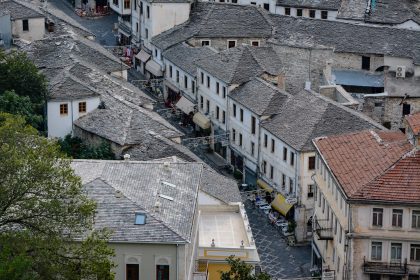 Gjirokaster castle view
