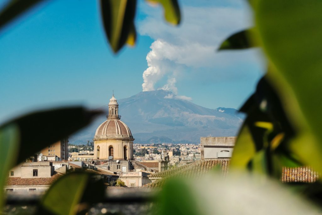 etna view from catania