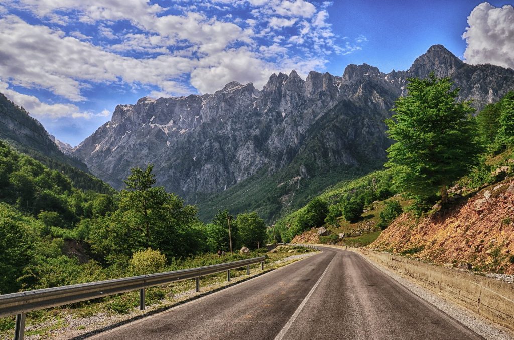 Valbona Albania road