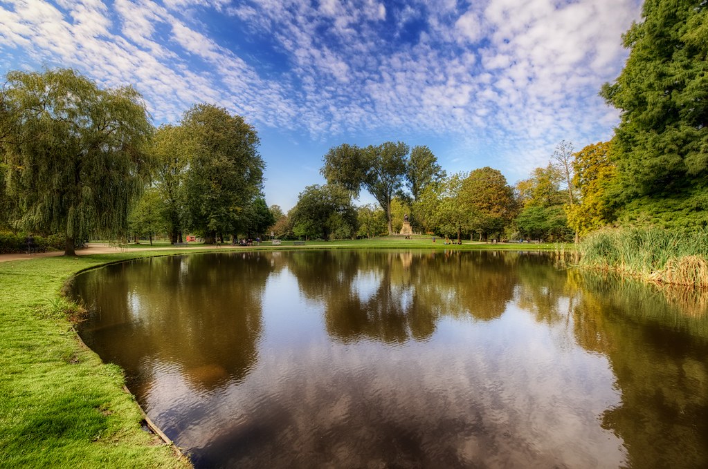 Vondelpark w Amsterdamie