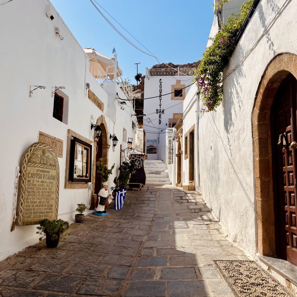 uliczki Lindos