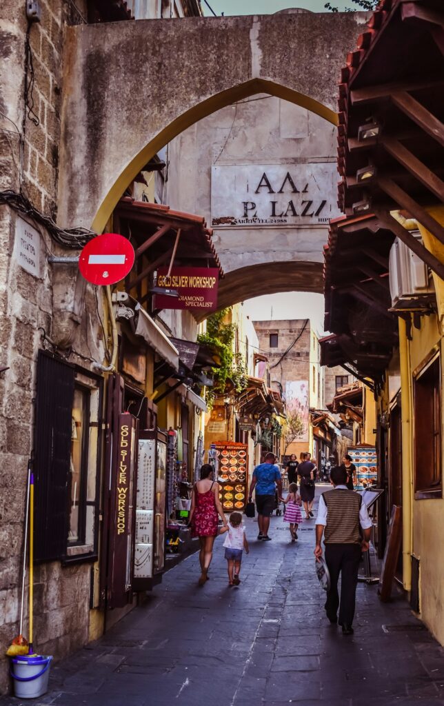 ulica w mieście Rodos