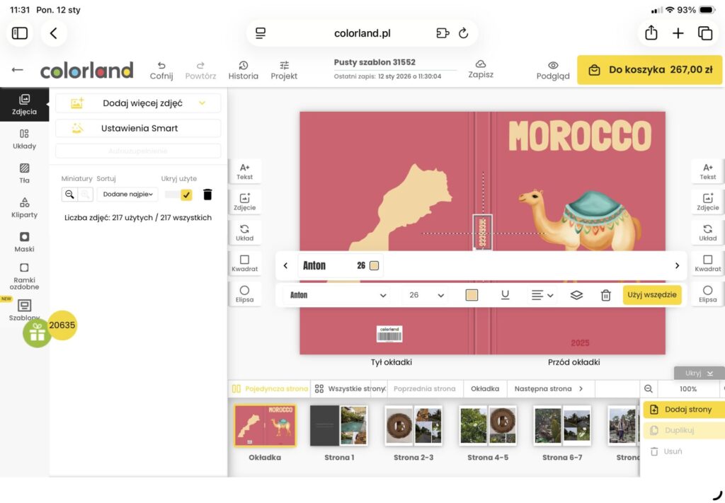 screen kreatora Colorland