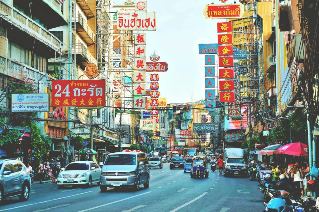 chinatown w Bangkoku