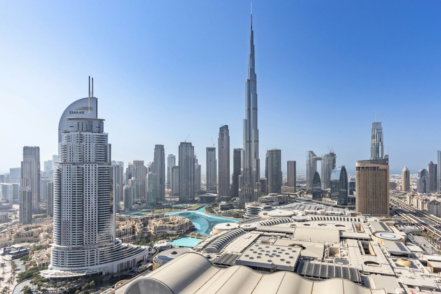 widok na Dubaj