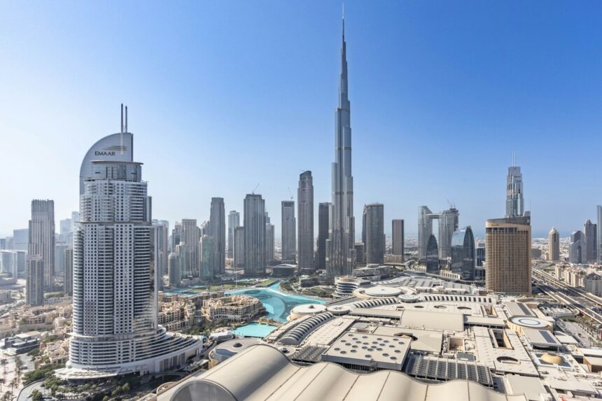 widok na Dubaj