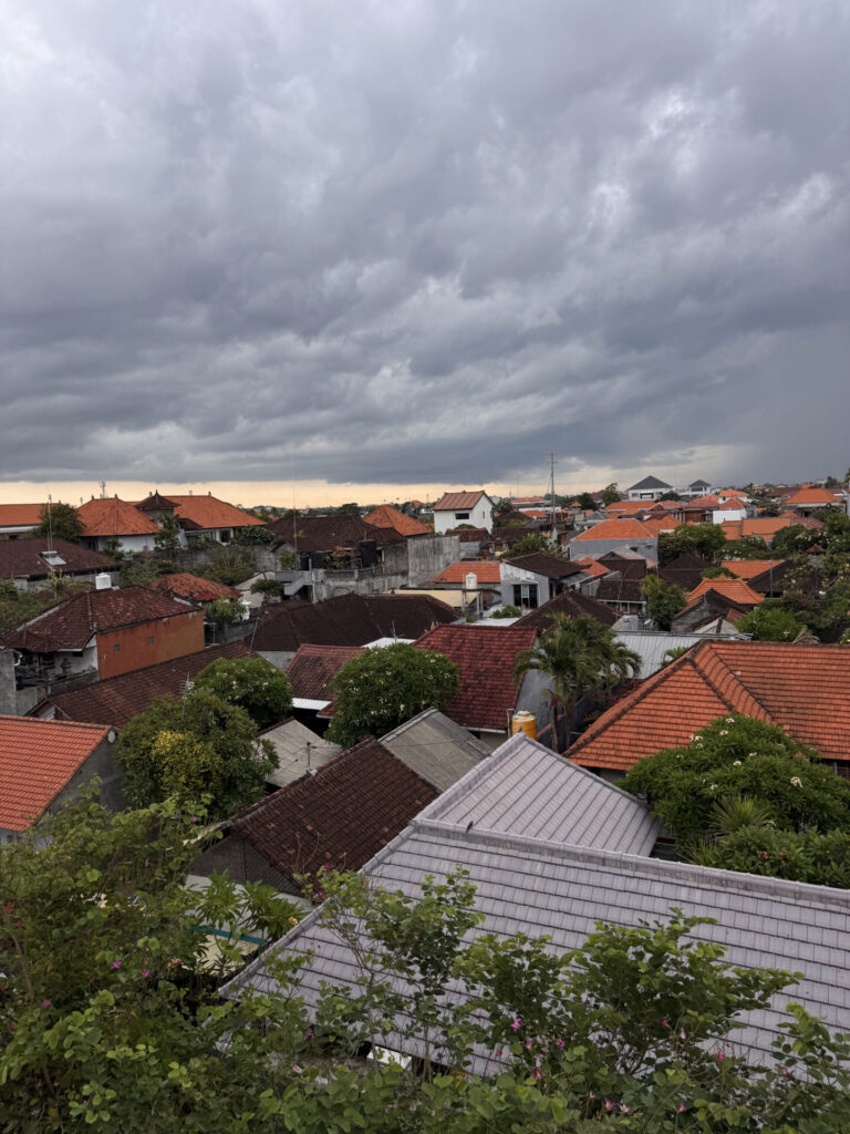 widok z Maison Aurelia Sanur