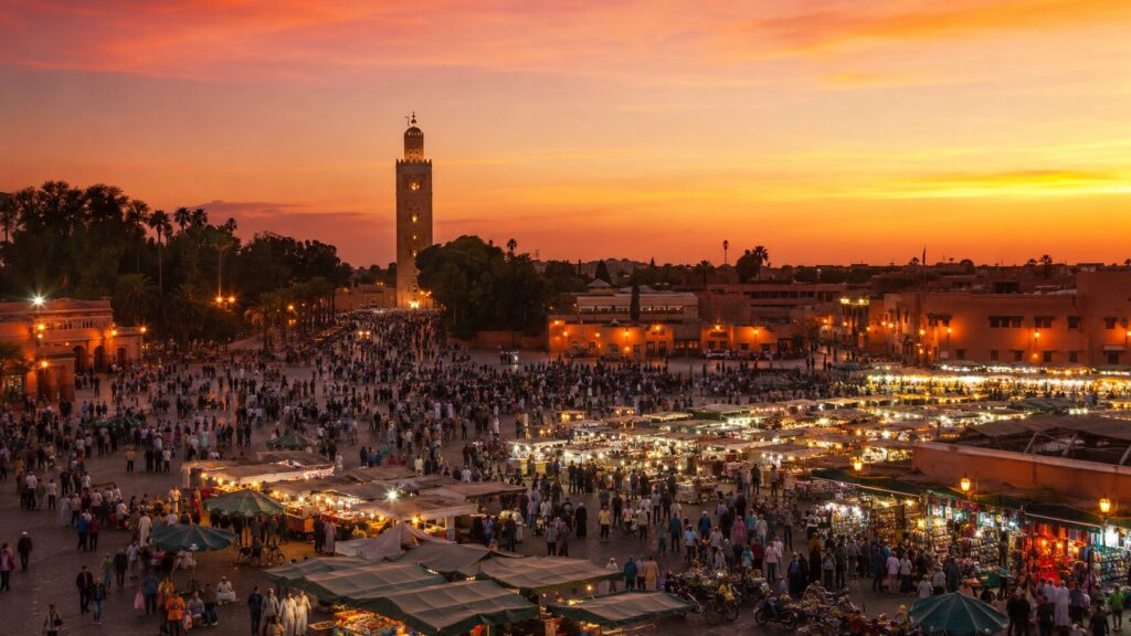 plac Jemaa el-Fnaa AI